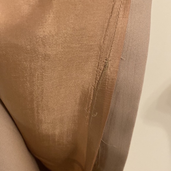 Talbots tan 100% wool coat dress adorable - Picture 6 of 9